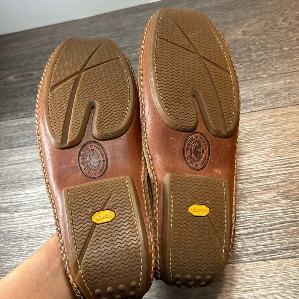 H.S. Trask.brown leather men’s slip on loafers size 11 (d60)